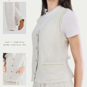 Alternative view of High-Rise Garden waistcoat Set