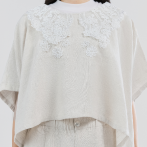 Alternative view of Boxy Bloom Linen Set