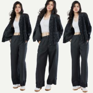Alternative view of Noir Linen Set