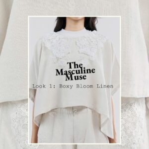 Boxy Bloom Linen Set