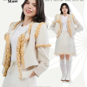 Ruffled Petal Skirt Set