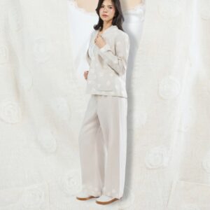 Alternative view of Polka- Rose Pantsuit Set